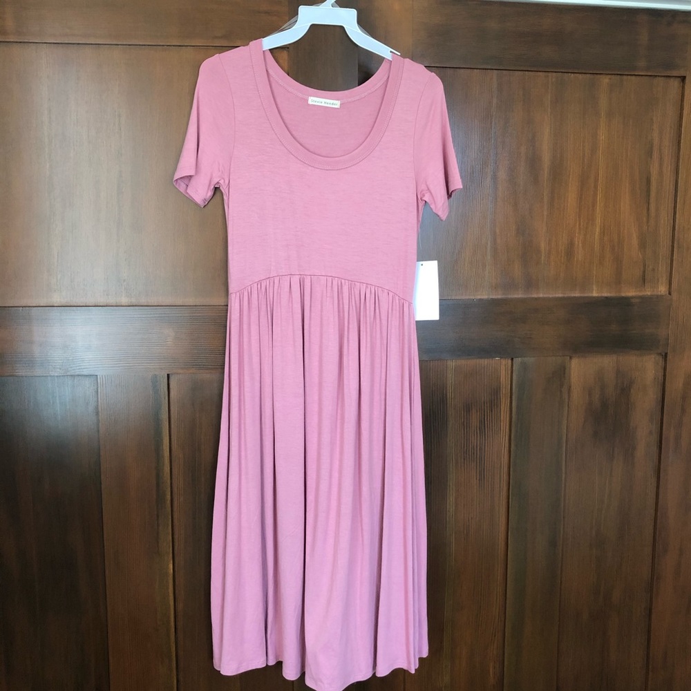 Lola Baby Doll Dress Pink - Stevie Hender